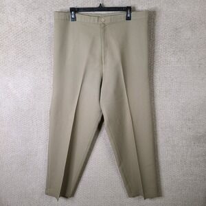 Vintage Bend Over Levi's Pants Womens 24W Khaki Flat‎ Front Trouser Made In USA